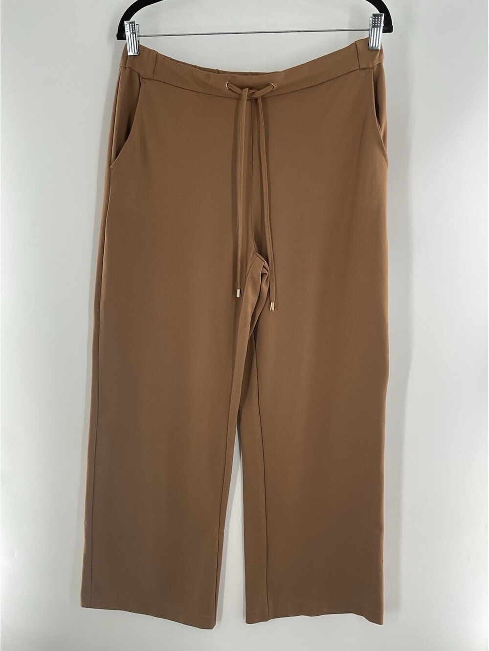 Haver And Blair London Women’s Wide Leg Medium Dress Pants Tie Brown 058